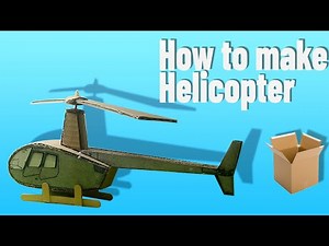 How to Craft a Helicopter from Cardboard - Quick & Simple DIY! | Easy School Project Tutorial