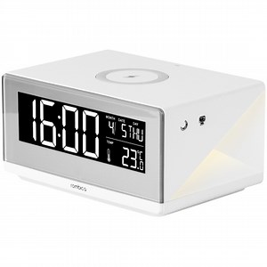 Настольные часы с беспроводной зарядкой Rombica Timebox 2