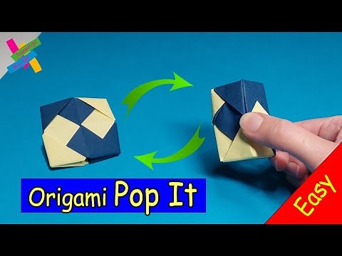 Origami POPIT | TikTok FIDGET toy | How to make paper popit | Antistress | Fold tutorial