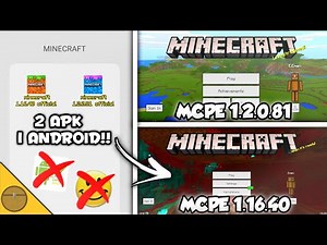 CARA CLONE/INSTALL MINECRAFT BEDA VERSI DALAM 1 HP/ANDROID - (No lucky pacther/Apk Editor)