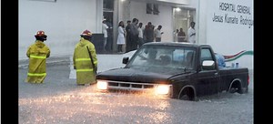Fotos: histórica lluvia afecta Cancún y genera 29 accidentes