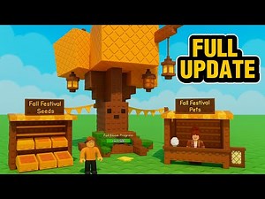 FALL Market FULL UPDATE Leaked in Grow a Garden - All Shops, Seeds & Pets