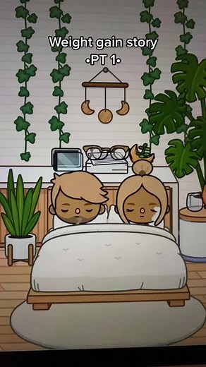 Weight gain story pt 1 #weightgain #tocaboca #4upage #foryoupage #fyp #4u