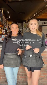 1.4M views · 35K reactions | We all have that coworker & can’t explain it but we trust them with our life creator: @themainlandnj #server #customerservice #waitress #restaurantlife | TRULY TAY | Facebook