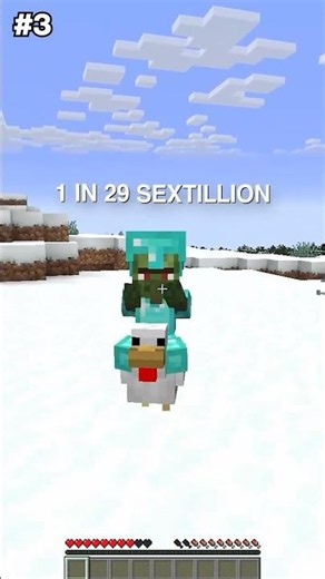 what is the rarest thing in minecraft