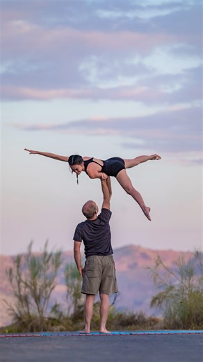 Send it to you acro partners! 💌 Because we’re busy doing what we love 🙃 • • • #partneracrobatics #acrobats #acrocommunity #flow #trendreels #ladygaga #sorrynotsorry | Partner Acrobatics