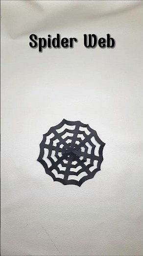 Easy Spider Web Cutting | Paper Cutting for Halloween | DIY Spider Web Cutting 🕸️#craft #diy