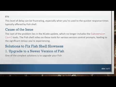 Resolving Fish Shell Slowness on MacOS: How to Fix Command Delays After XCode Update