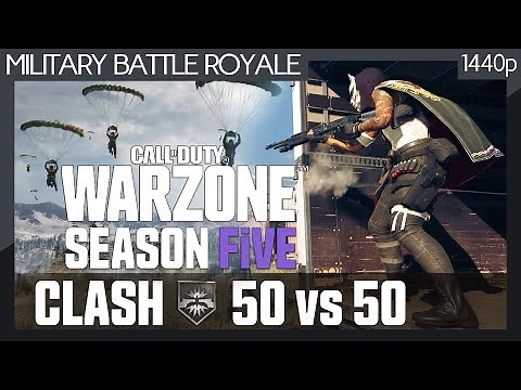 COD: Warzone (2021) CLASH 50 vs. 50 Team Deathmatch - Season Five LTM (No commentary) 1440p