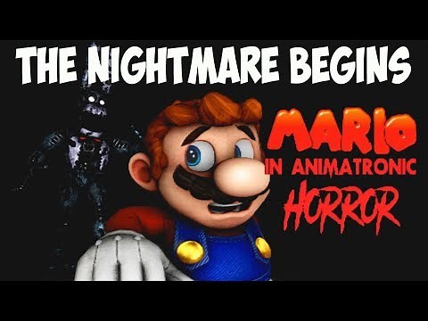 MARIO IN ANIMATRONIC HORROR - THE NIGHTMARE BEGINS ( DEMO ) | CHAPTER 1 - OUT FROM THE RABBIT HOLE!!