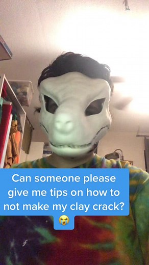 How to Prevent Cracking on Your Model Magic Dino Mask