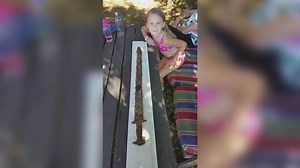 Girl from Minneapolis discovers pre-Viking era sword in Swedish lake