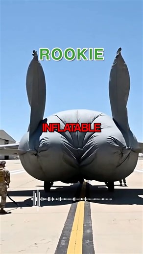Rookie Places INFLATABLE JET on Runway 😱