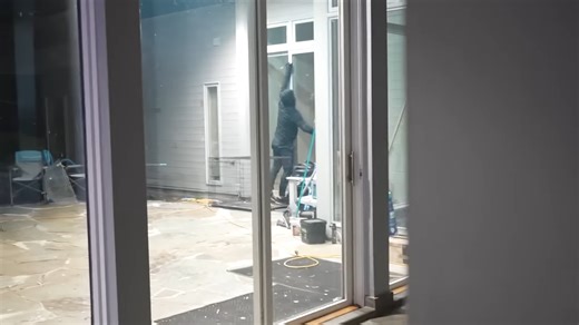 A masked intruder circled their home at 3AM - caught on camera