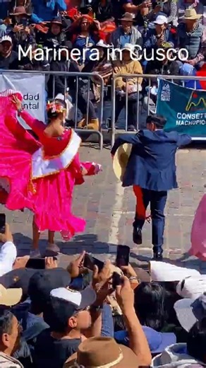 Lively Marinera Dance at Cusco Carnival 🇵🇪