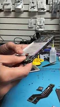 Samsung A15 screen replacement. #broken #repair #screen #tech #techno #technology #smartphone #fix