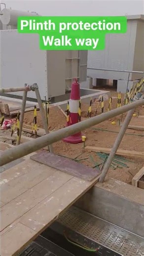 Perfect Plinth Protection & Walkway 🔥 Satisfying Concrete Work | Site Execution 🇸🇦