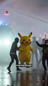 27K views · 689 reactions | Pikachu was spotted fleeing police during protests in Turkey Source: https://www.tiktok.com/t/ZT2vK9fsC/ | Pokémon Global News | Facebook