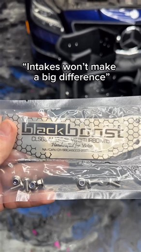 Victor Muntean | I think my car has a cold now🤧 #cls #cls63 #intake | Instagram