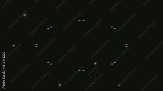 Dark Night Sky Observing with Subtle Dots and Constellation Lines