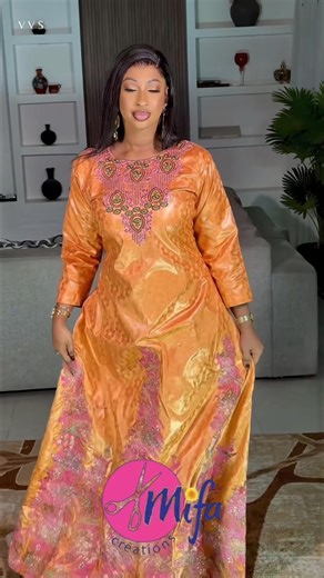 Gorgeous dresses 👗 in very fashionable Senegalese bazin fabric #womensfashion #xtremecouture