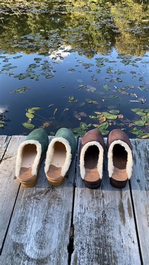 Rich green and brown suede leather enhances the style while the grippy Ideal outsole keeps you grounded. #Troentorp #clogs #swedishclogs #woodenclogs #swedishbrand #woodenheels #craftsmanshipmatters #clogshoes #clogstyle #womenmules #comfortshoes #handmadeclogs | Bastad Troentorp Clogs
