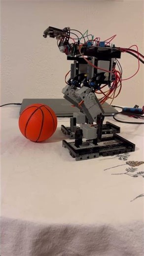 Humanoid robot kicks the ball #lego #robot #arduino #engineering #arduinoproject