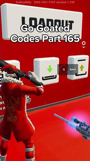 Go Goated Codes Part 165 🐐