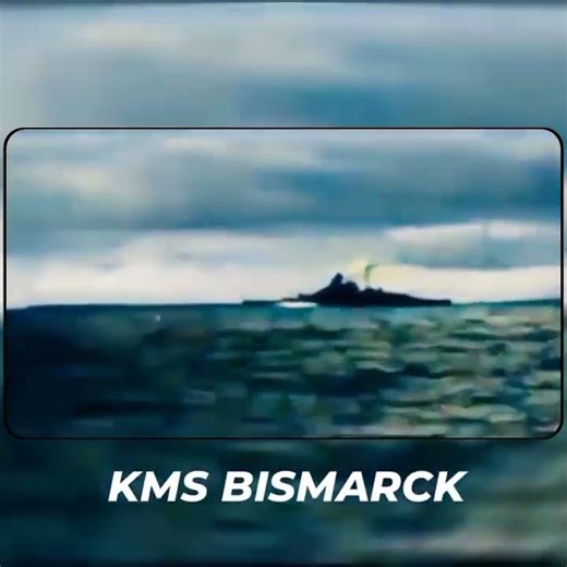 Bismarck firing on HMS Hood in the battle of Denmark strait 27 may 1941