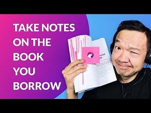 How to take notes from borrowed books / Bear Academy