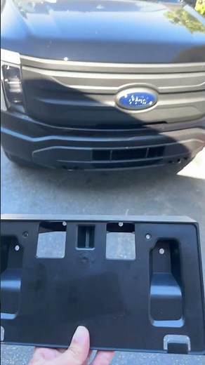 Ford f150 lightning front license plate bracket