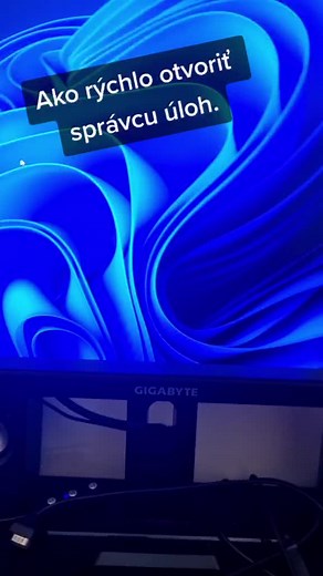 Tip ako rýchlo otvoriť správcu úloh. #techtips #techhacks #matoboost