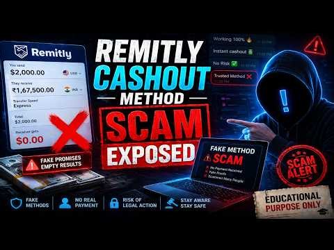 REMITLY & WESTERN UNION CASHOUT METHOD SCAM IN CARDING | FULL EXPOSED VIDEO (SCAM ALERT)