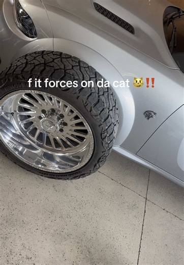 24’s on the cat 👀 #hellcat #forces #fyp #wheels #srt #widebody #forged #mopar #trucks #americanforcewheels