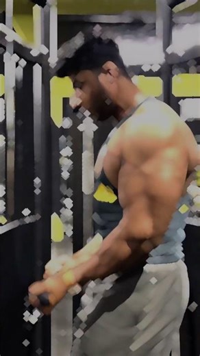 Bicep 💪hard work #motivation #fitness #aesthetic #bodybuilding #youtubeshorts #shorts #gym