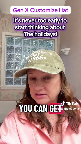 Gen X Customize Hat Gen X Cap Generation X Gift Low Profile Pigment Dyed Also in Navy and Black