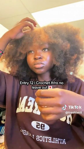 Crochet Afro with No Leave Out Tutorial