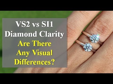VS2 vs SI1 Diamond Clarity – Real Life Comparison of Diamond Rings