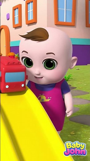 Kids Learn Color Bus Song | Color Name + Wheels on the Bus | Baby Cartoon #shorts