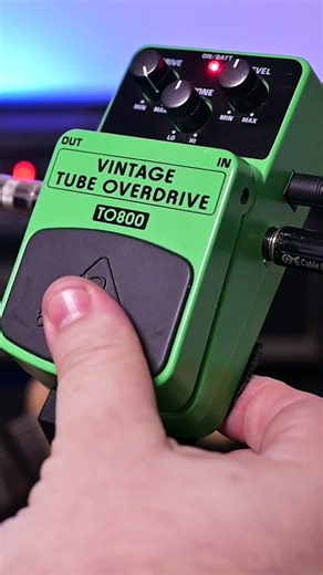 Behringer TO800 Vintage Tube Overdrive #behringerpedal #overdrivepedal #pedalboard #guitar #fxpedal