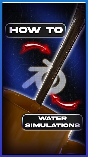 BlenderHacks | Blender Artist on Instagram: "This is the ONLY Video you‘ll need to create Water Simulations in Blender! 💦🌊 Comment down below which Tutorial you want to see next! ❤️ Follow @blenderlifehacks for more blender textures 💫 #blender3d #blendercommunity #productanimation #blendermarket #blender #blenderartwork #blenderrender #blenderart #blendercycles #blenderguru #3dart #3d #3danimation #c4d #modelling #texturing #blendertexturing #blendertexture #texture #design #rendering #artist