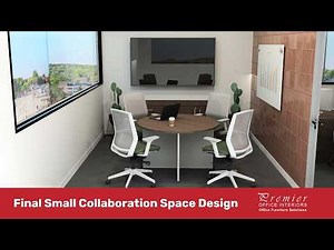 Small Collaboration Space Ideas for Modern Offices | Layouts, 3D Renderings & Space Planning