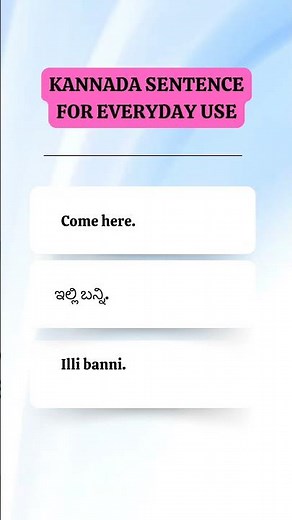 Kannada sentences for Everyday use | Learn Kannada | Talk Fluent