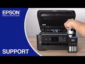 Epson EcoTank ET-2850U | Filling the Ink Tanks