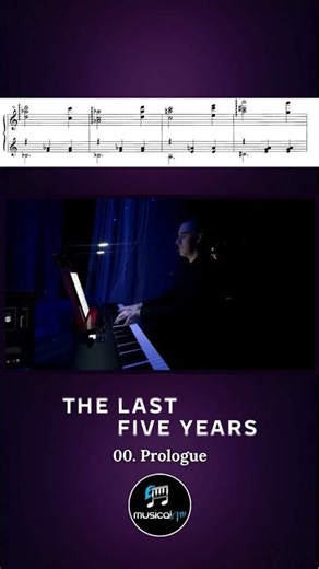 Prologue (Live) | The Last Five Years #pitcam #piano #musical theatre