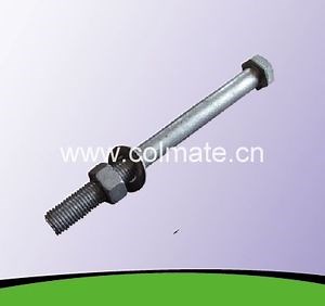 [Hot Item] Machine Bolt Hot DIP Galvanized Bolt M12 M16 M18 M20 M22 Mild Steel ISO Thread