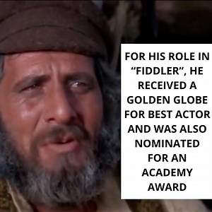 17K reactions · 2.6K shares | Chaim Topol was one of Israel’s most celebrated actors, receiving the Israel Prize for Lifetime Achievement in 2015 towards the end of his life. In his most notable role, he portrayed Tevye in "Fiddler on the Roof," for which he received an Academy Award nomination. Watch to learn more. | The Genesis Prize | Facebook
