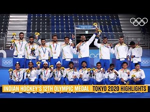 India’s bronze medal ceremony 🏑 | #Tokyo2020 Highlights