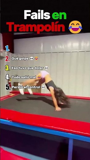 Estos Saltos en Trampolín Terminaron en Caos 😂🤸💀 #shorts