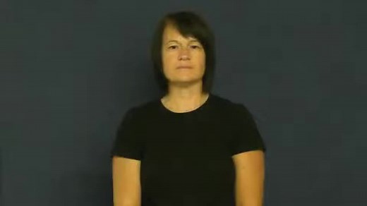 Watch how to sign 'overwhelmed' in American Sign Language.